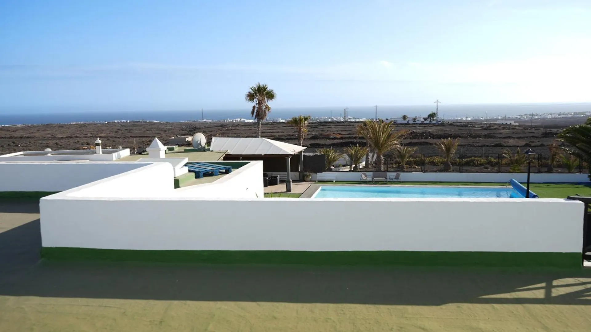 Renovated Villa Mahalo With Swimming Pool & Tennis Court Tias 0*,  Spain